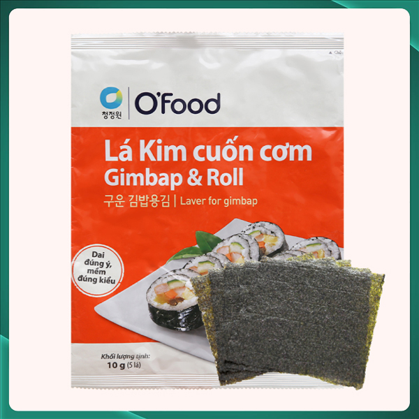 Lá kim cuộn cơm O'food gói 10g